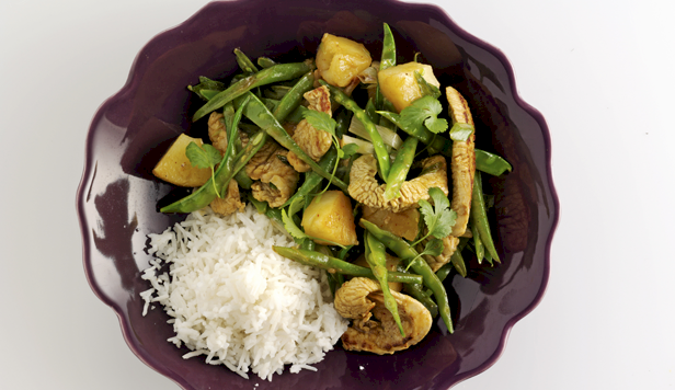 Curry stir fry Opskrift på curry stir fry