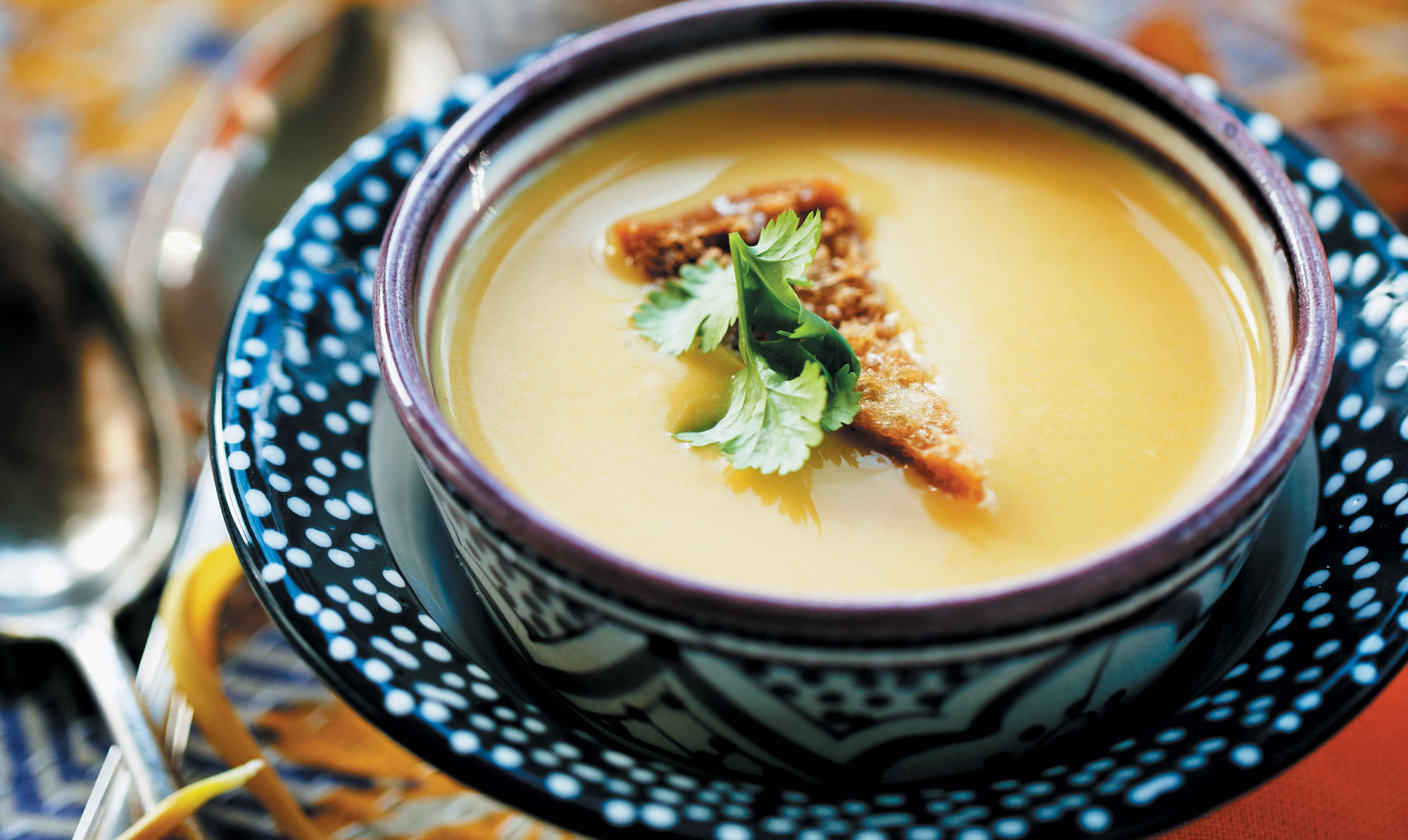 Skøn græskarsuppe. Græskarsuppe