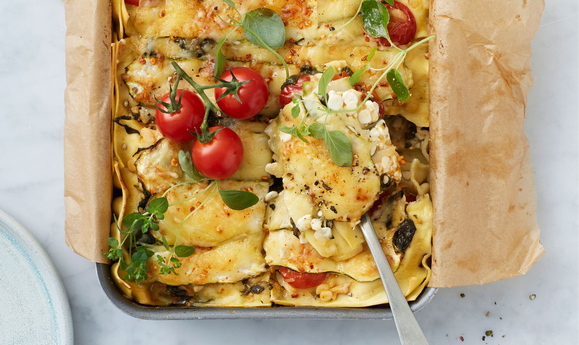 Grøn lasagne smager himmelsk! Slanke klassikere: Grøn lasagne