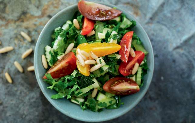 Mellemøstlig supersalat Mellemøstlig supersalat