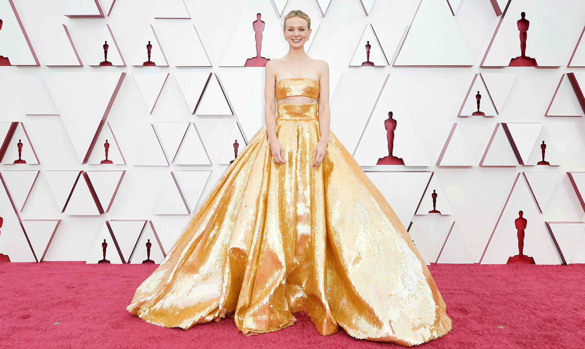 Carey Mulligan lignede en vaskeægte Oscar-statuette. carey mulligan