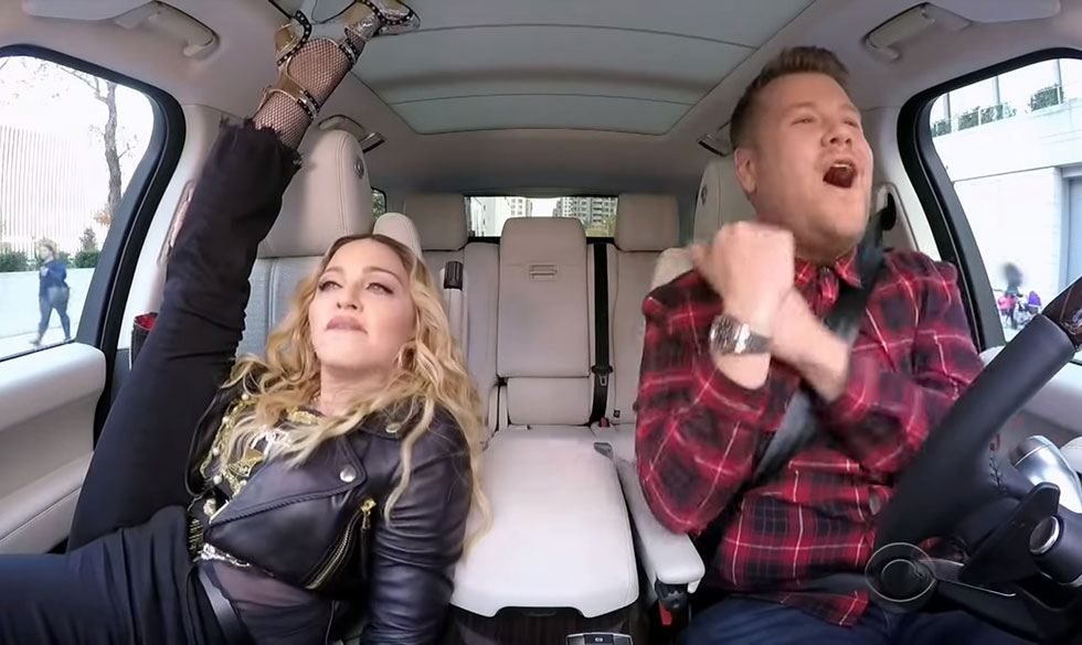 Madonna i Carpool Karaoke