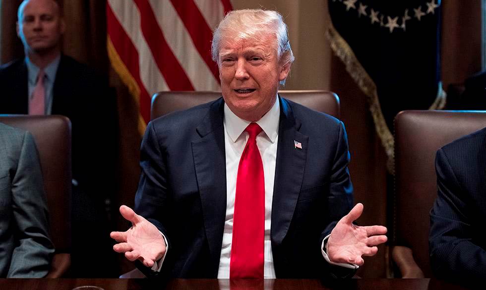 Den amerikanske præsident er på listen over kendisser, der er blevet søgt mest på i 2017. Pornhub: Det her søgte folk mest på i 2017