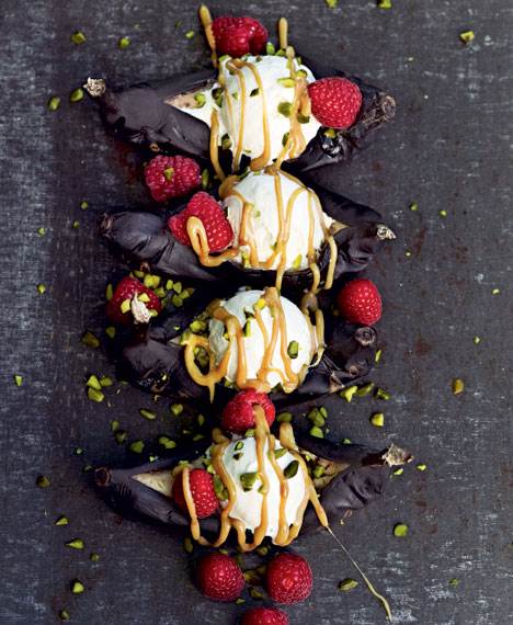 Grillet bananasplit