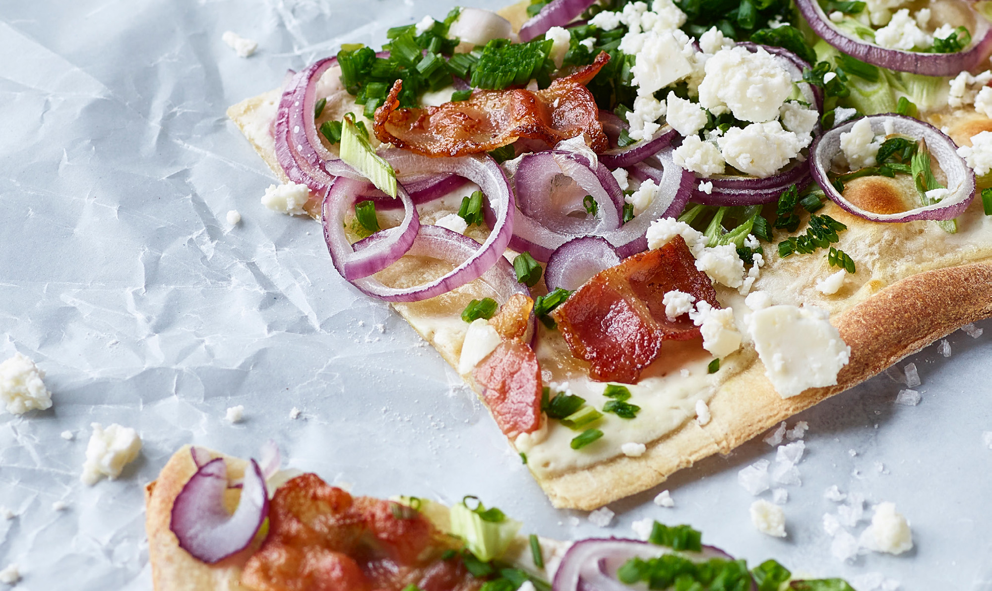 Få en af sense opskrifterne her. Sense opskrift aftensmad: Hvid pizza