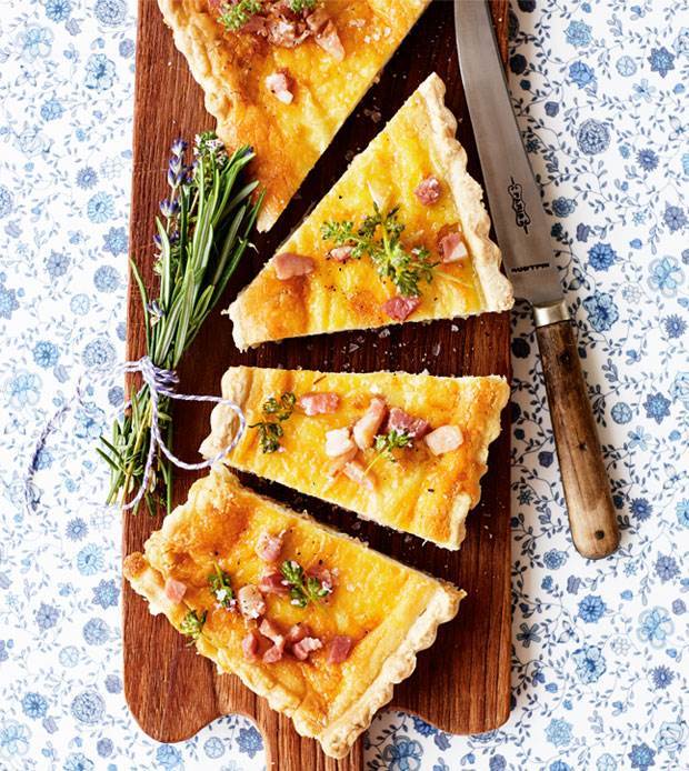 Bacontærte (quiche lorraine)