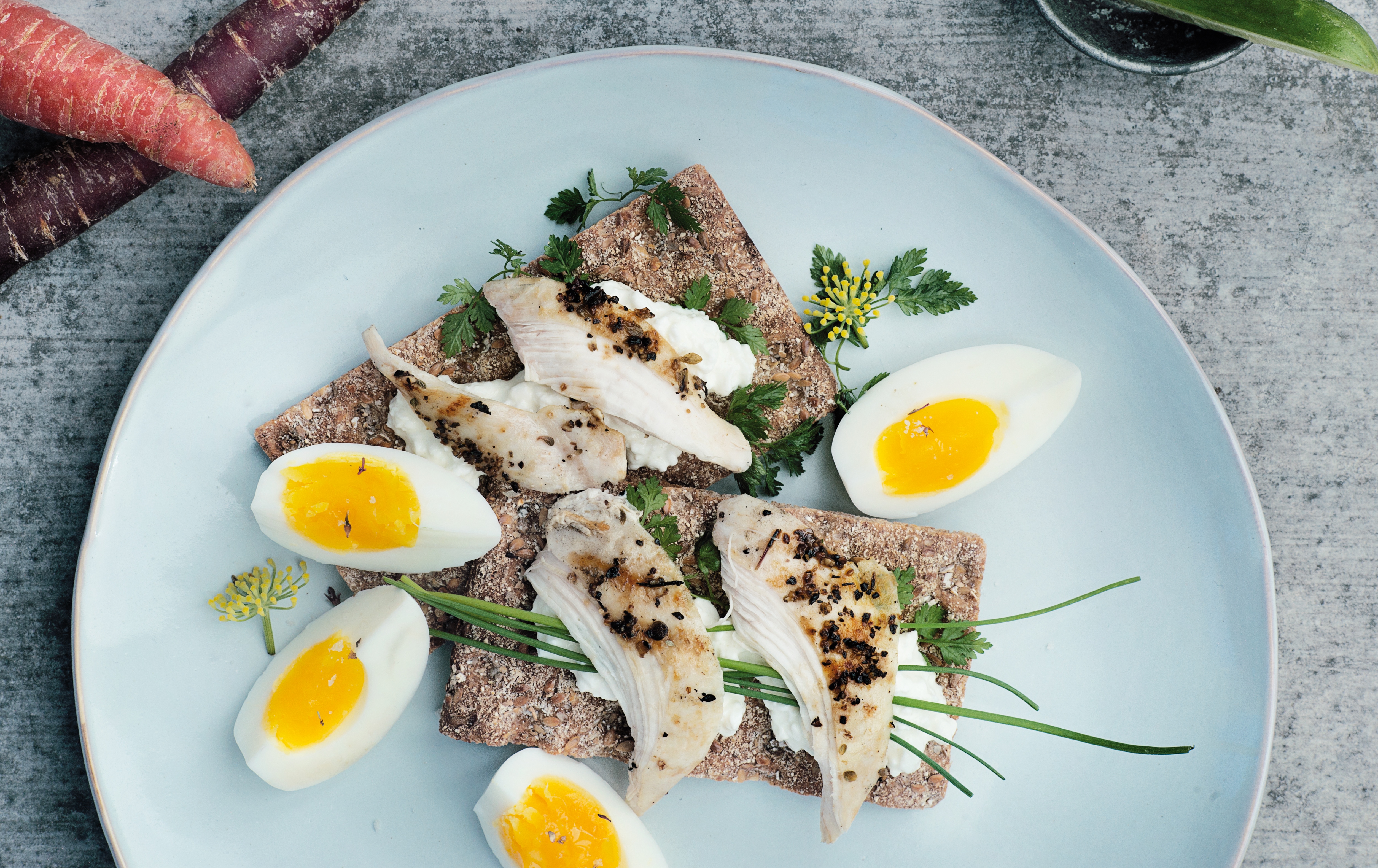 Opskrift på frokost, der slanker sund frokost