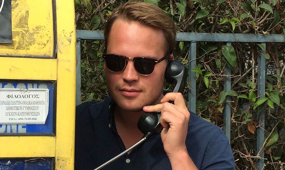 Anders L. Koch føler sig snydt, når han dater på Tinder. Tinder-dating profilbillede