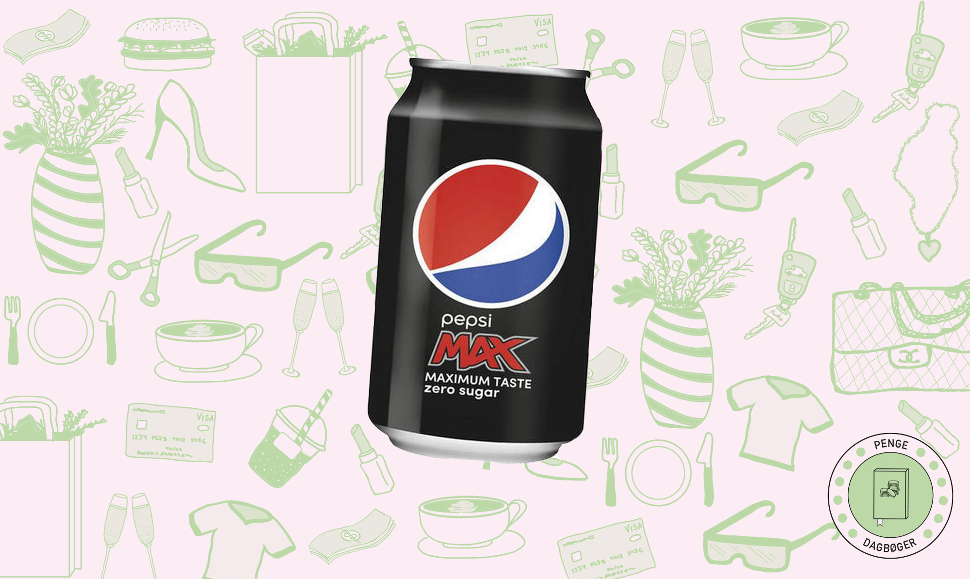 Trine har en last... og det er Pepsi Max... Pengedagbog Pepsi Max