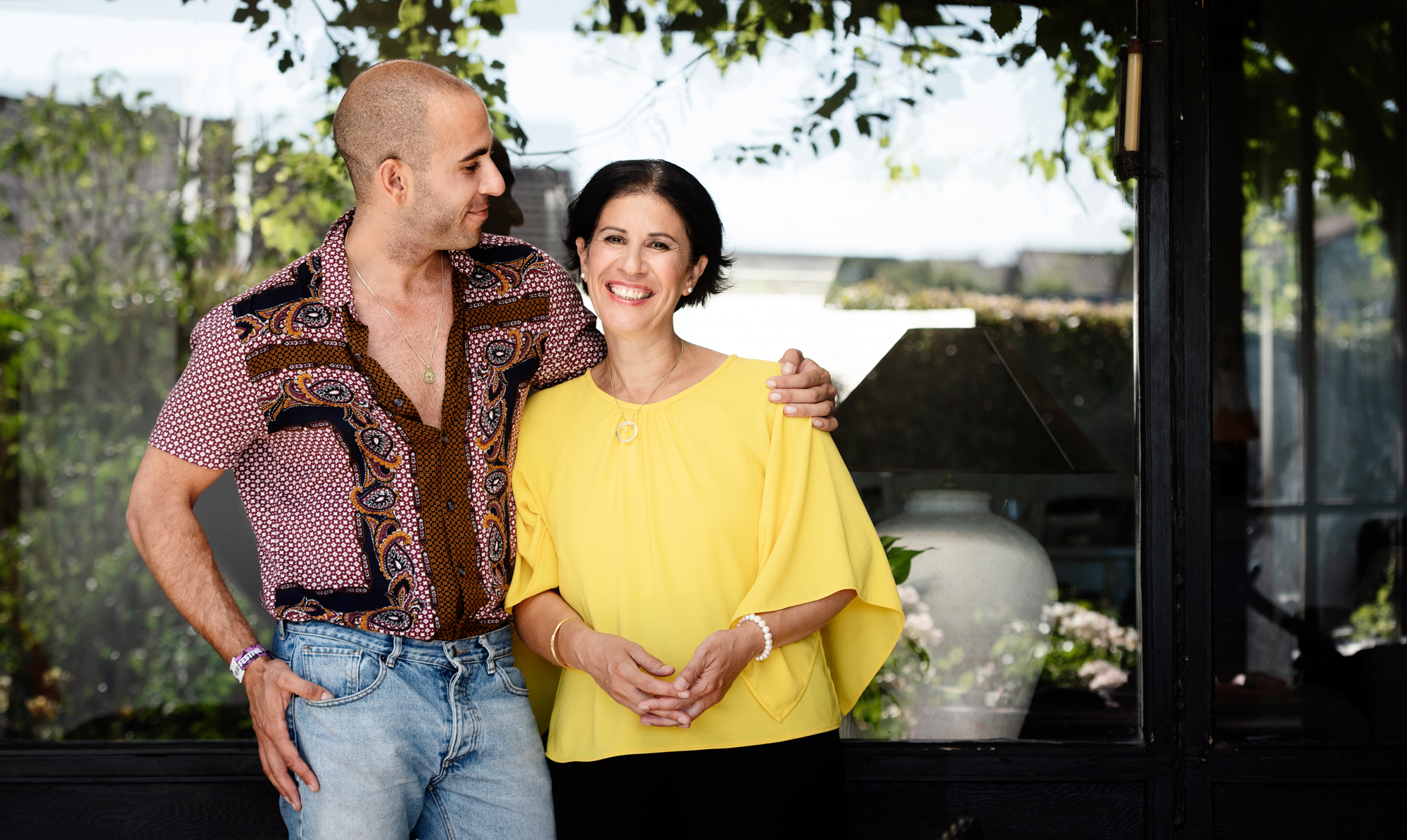 Abdel Aziz Mahmoud og hans mor Souad Taha håber på at inspirere andre til at tage de svære snakke. Abdel Aziz Mahmoud og Souad Taha