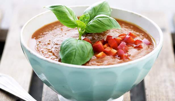 Gazpacho traditionale Opskrift på traditionel gazpacho