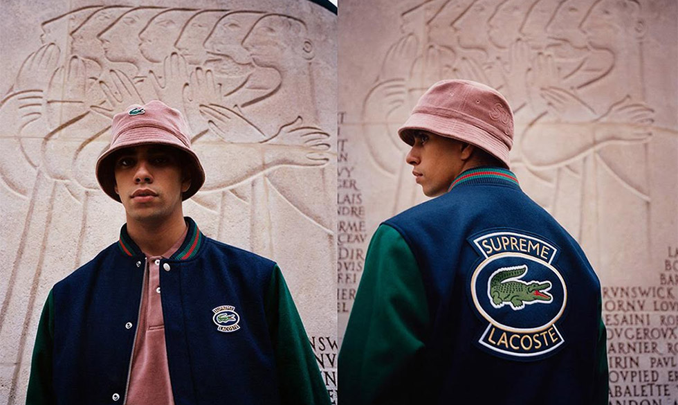 Vild med velour? Supreme og Lacoste hylder 90’erne i nyt collab