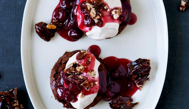 Brownies Brownies opskrift med kaffecreme