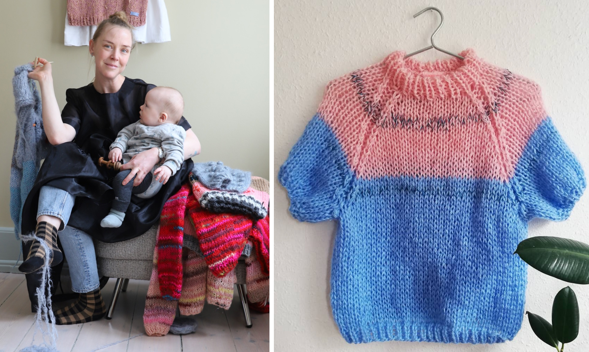Freja Hoffgaard designer strik under navnet F.HOFF.KNITT. Freja Hoffgaard
