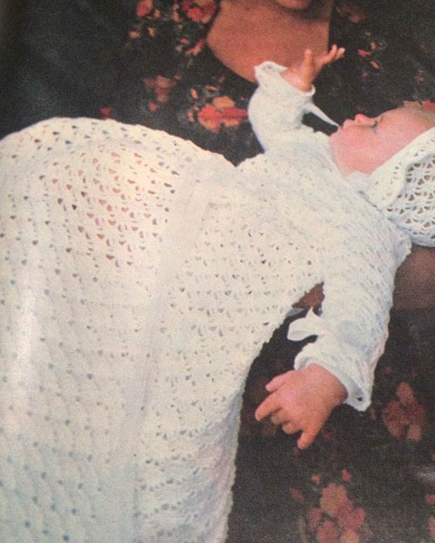 Skøn retro: Hæklet dåbskjole og kyse fra Hendes Verden