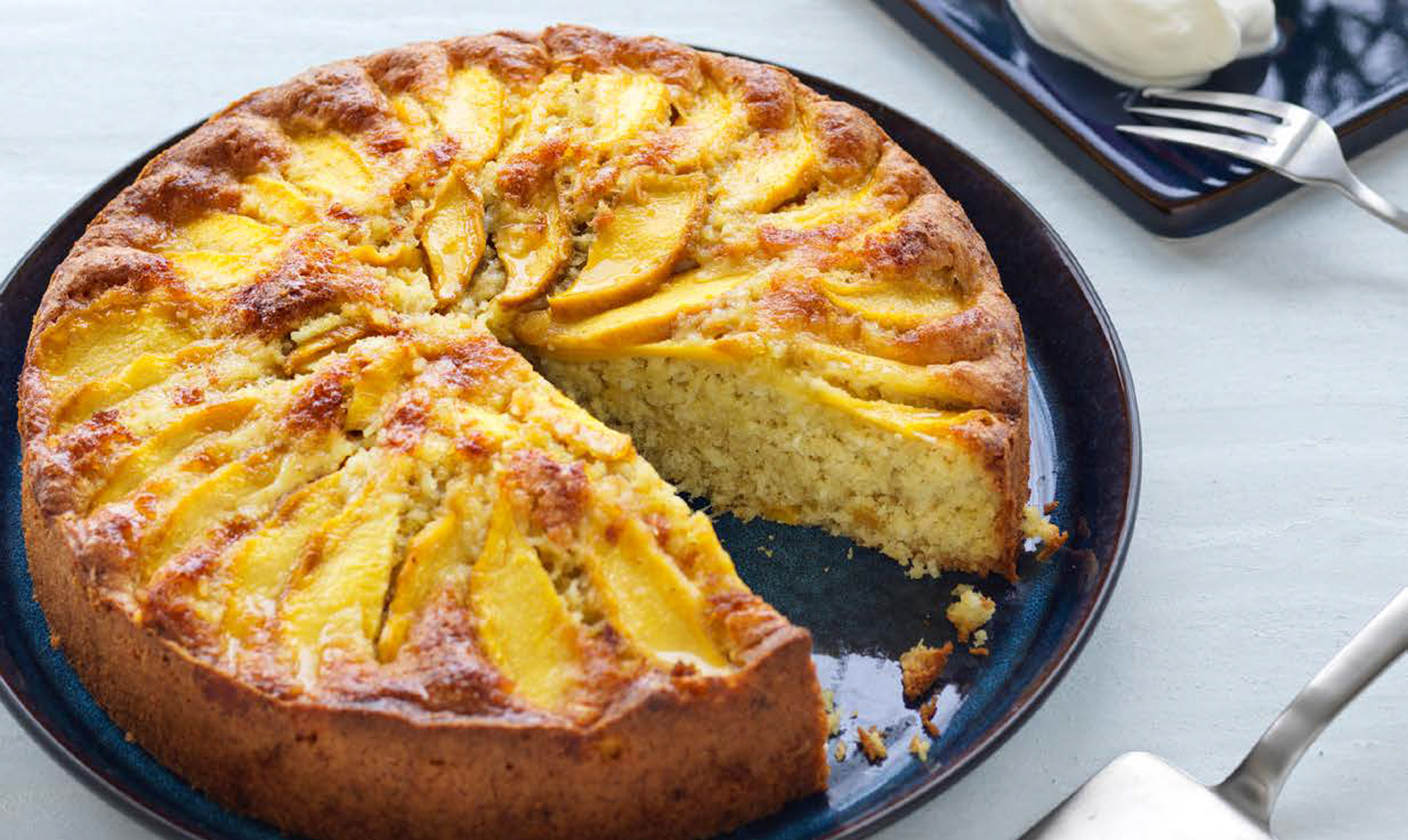 Mums! Prøv denne lækre kage med mango og kokos. Lækker mangokage