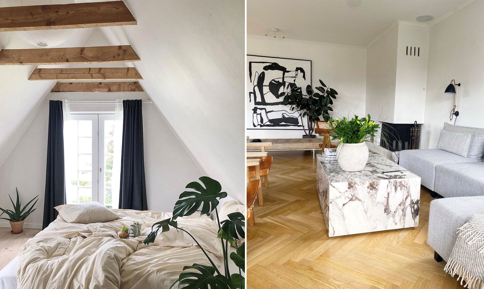 Hjemme hos Astrid og Henrik emmer det af godt håndværk, nærvær og hygge. Astrid Kliver bolig instagram