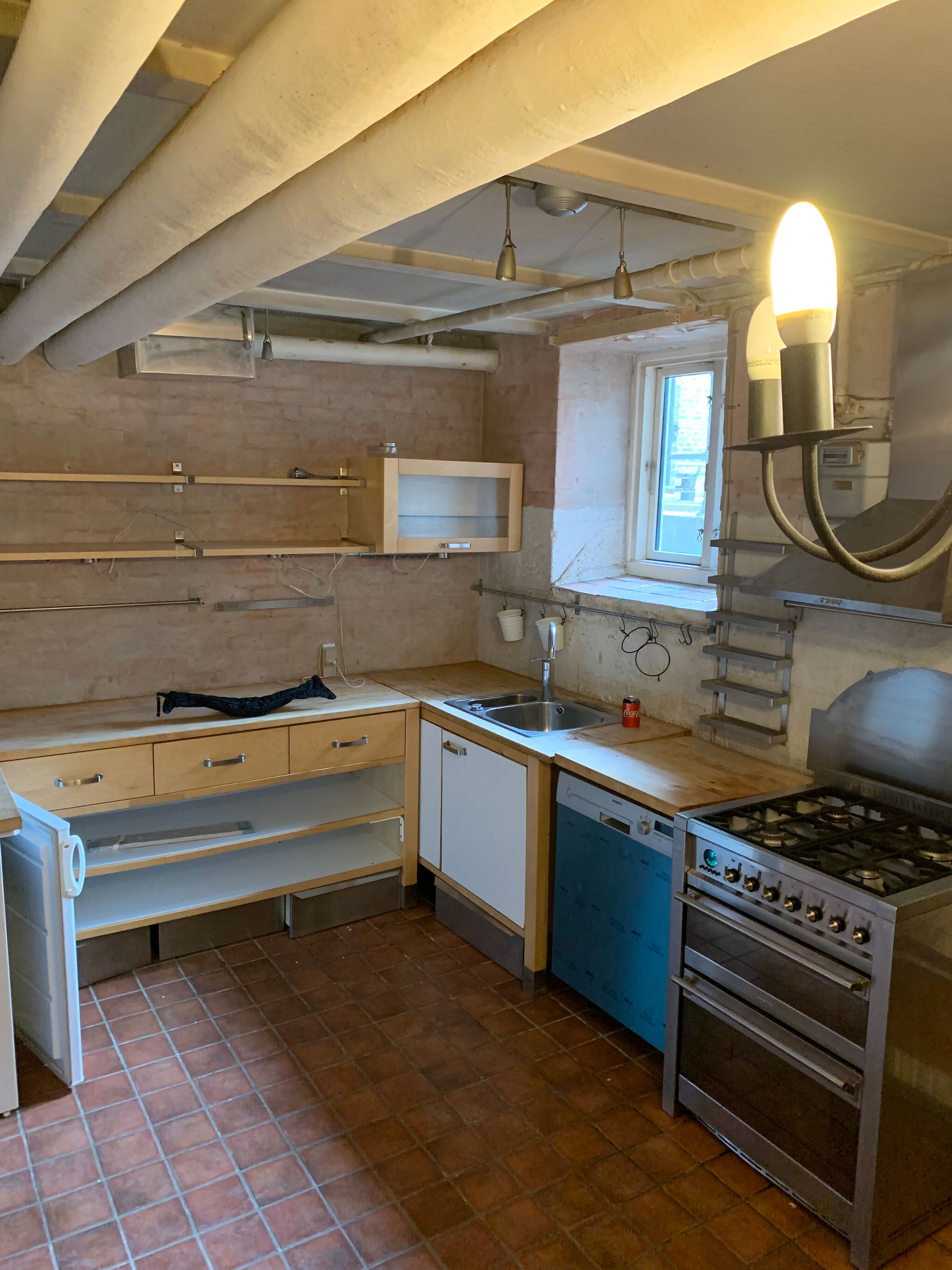 Bryggers før renoveringen.