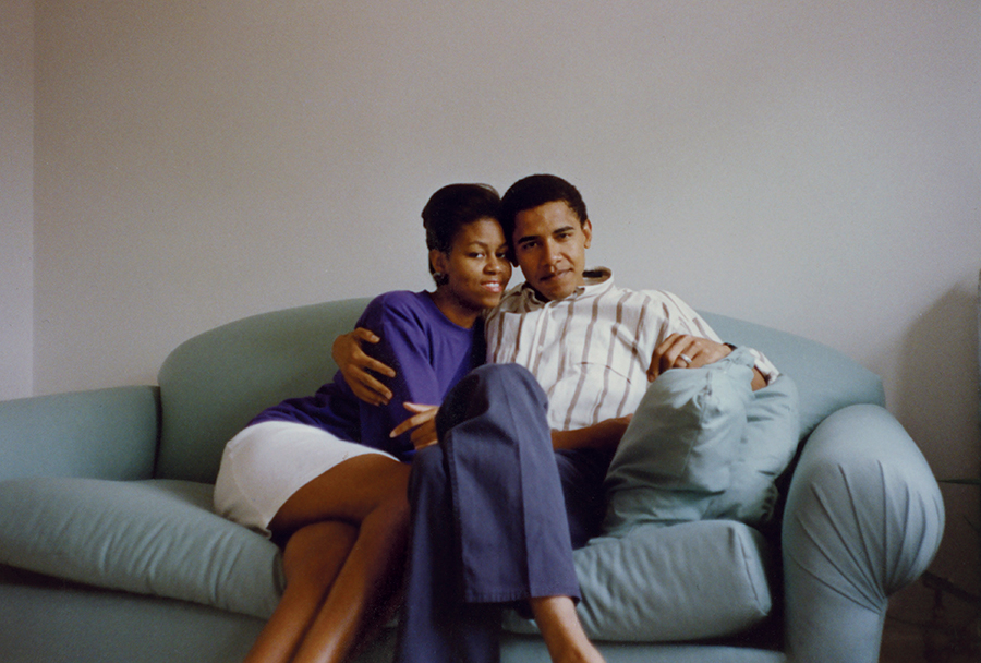 Michelle og Barack Obama