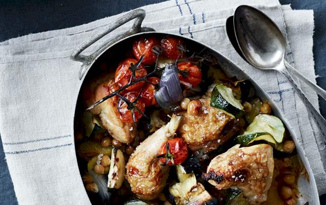 Kylling i ratatouille Kylling i ratatouille