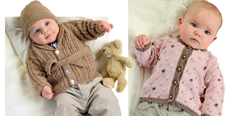 Lunt og blødt babystrik fra Hjemmet