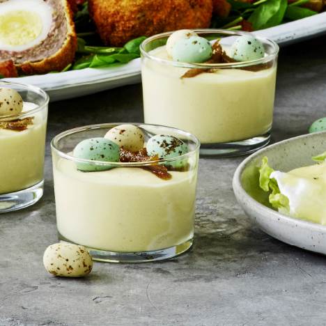 Citron-limefromage med påskeæg