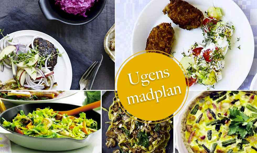 Nem og lækker aftensmad til hele ugen... nem aftensmad madplan