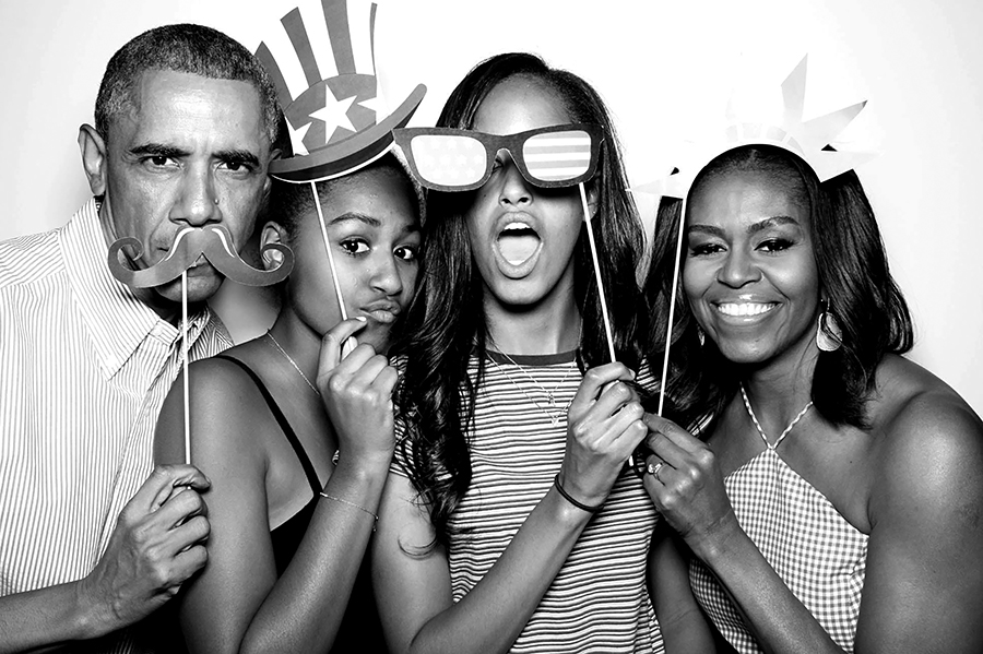 Obama familien