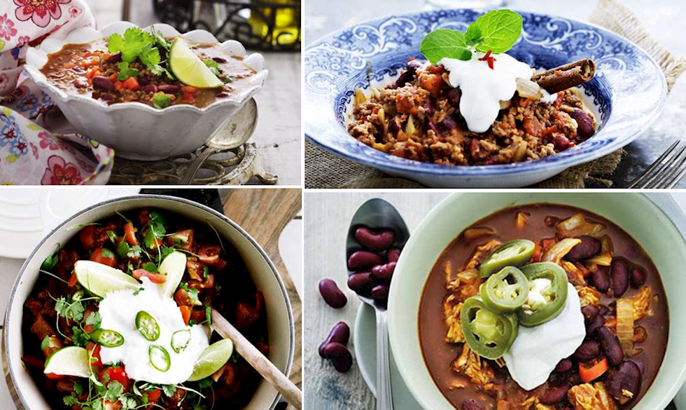 Den krydrede gryderet med chili og oksekød kan varieres i det uendelige - her har vi fundet 9 skønne opskrifter på chili con carne til dig ♥ Opskrift på chili con carne