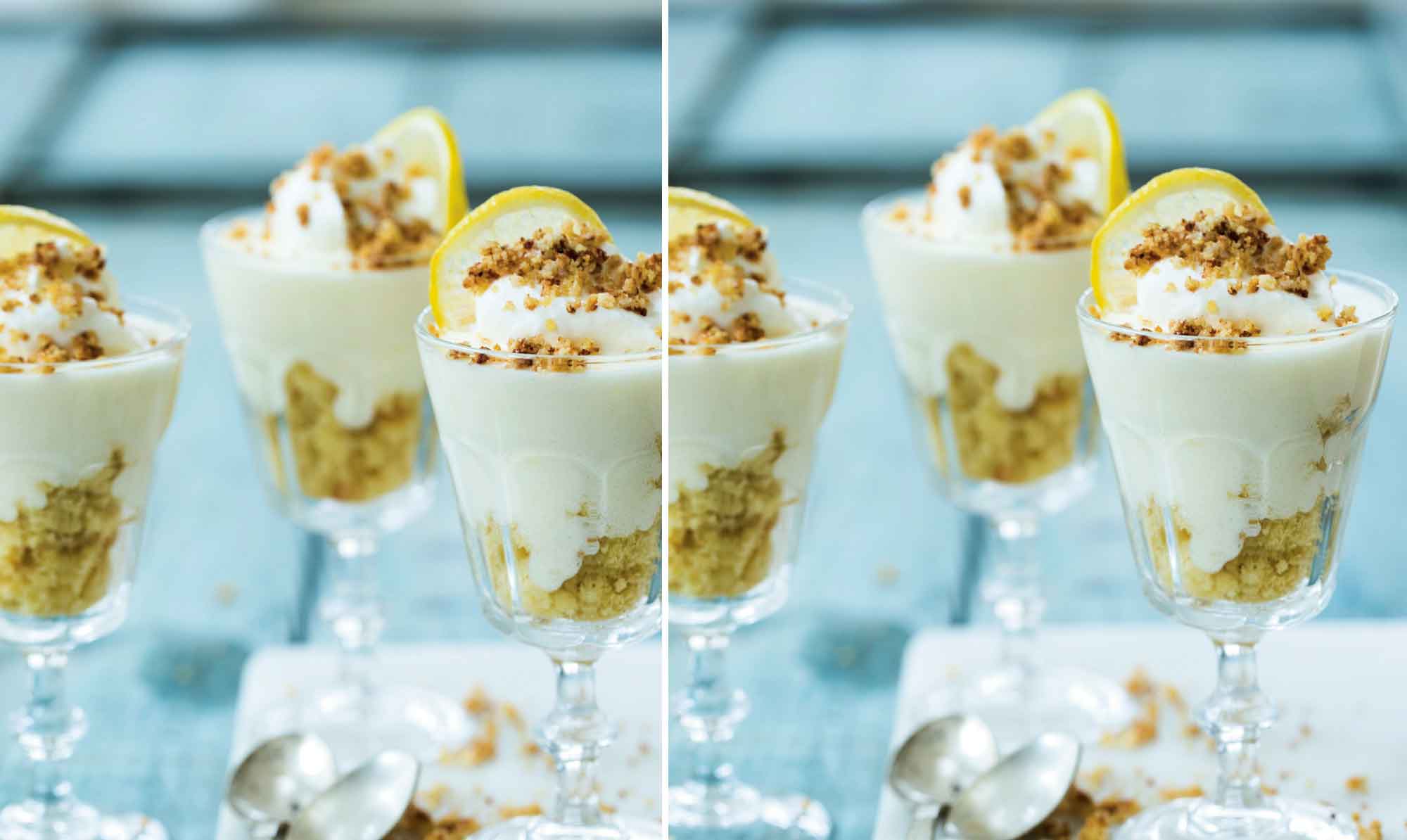 Uhm ... En blanding af citronmåne og citronfromage! citronmånedessert