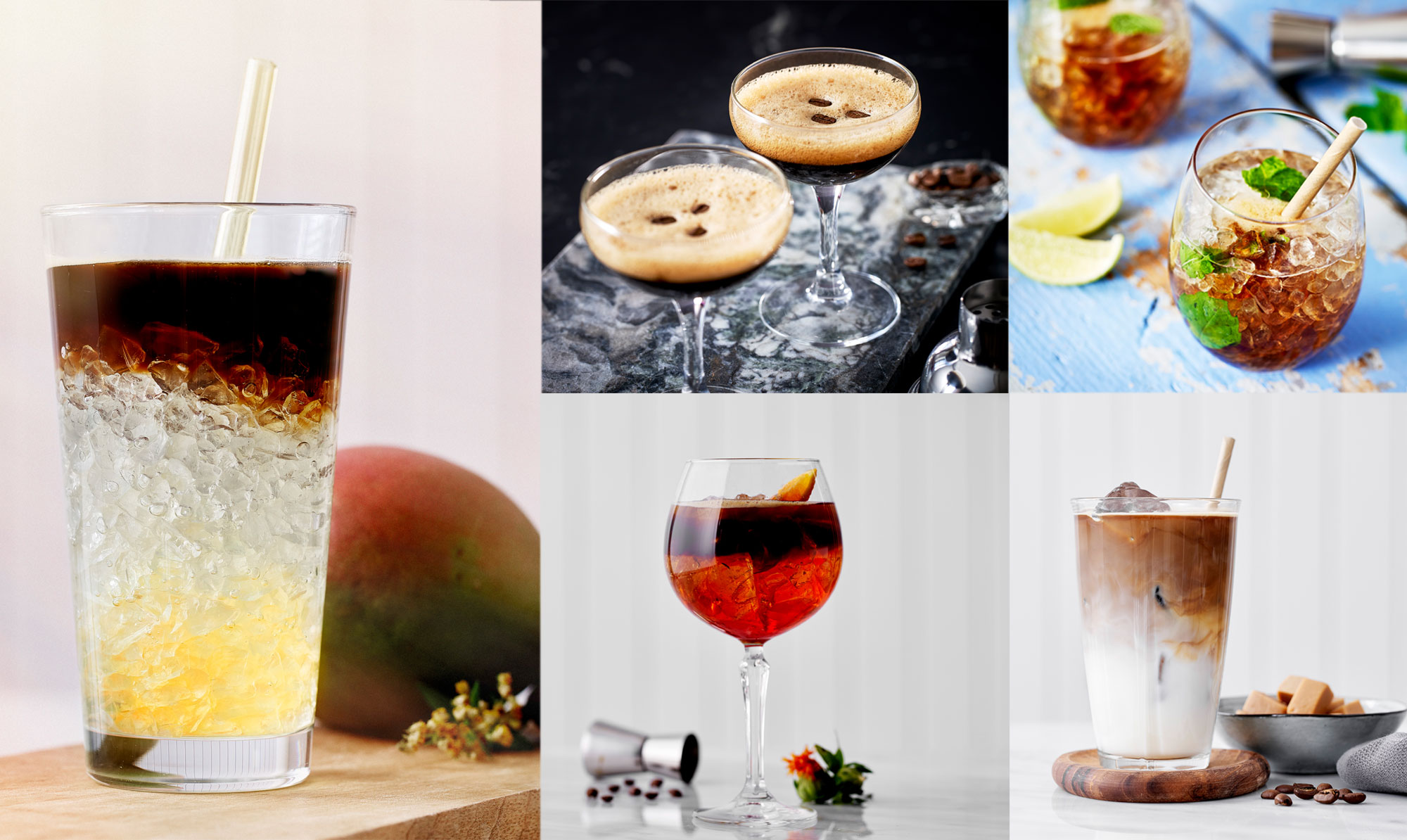 Dine yndlingsdrinks kan sagtens piftes op med lidt kaffe, og her får du opskrifterne. Og svaret på, hvorfor det er en god ide... Sådan laver du en spritz og 4 andre cocktails… med kaffe