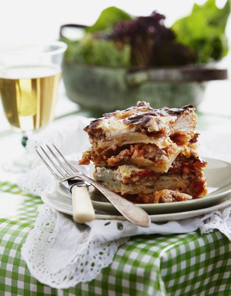 Rodfrugtmoussaka