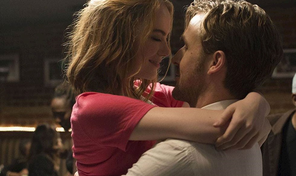 Emma Stone og Ryan Gosling i filmen La La Land.