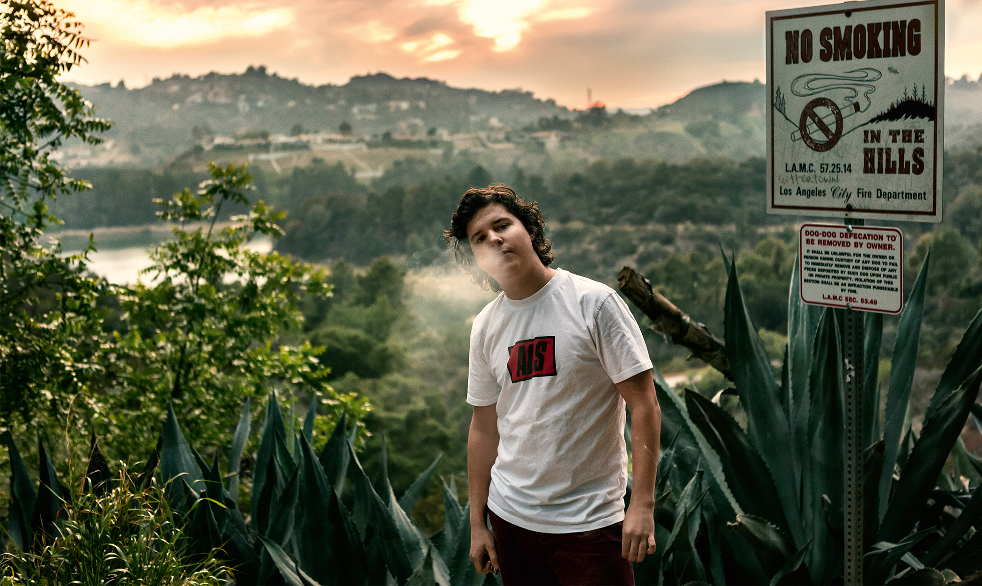 Lukas Forchhammer på skriveophold med sit band i Los Angeles i 2014. Filminstruktør fulgte Lukas Graham i syv år: "Det var som at være tilskuer til en drengedrøm"