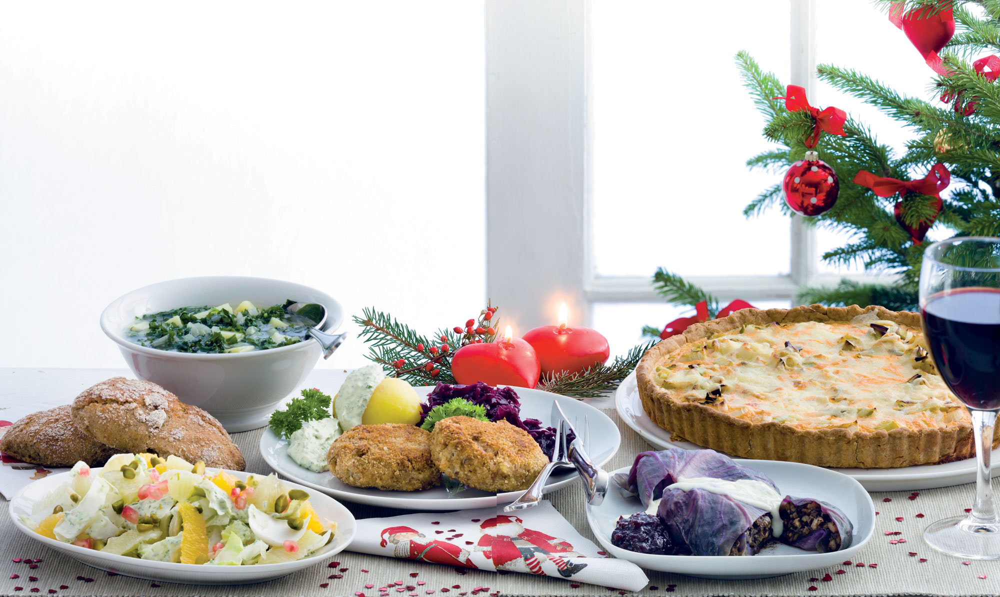 Et lækkert måltid er mad, der er brugt tid og kærlighed på at tilberede... Vegetar julemad