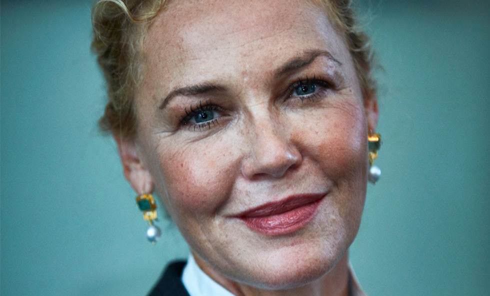 Skuespiller Connie Nielsen er aktuel i DRs nye dramaserie Liberty. Connie Nielsen