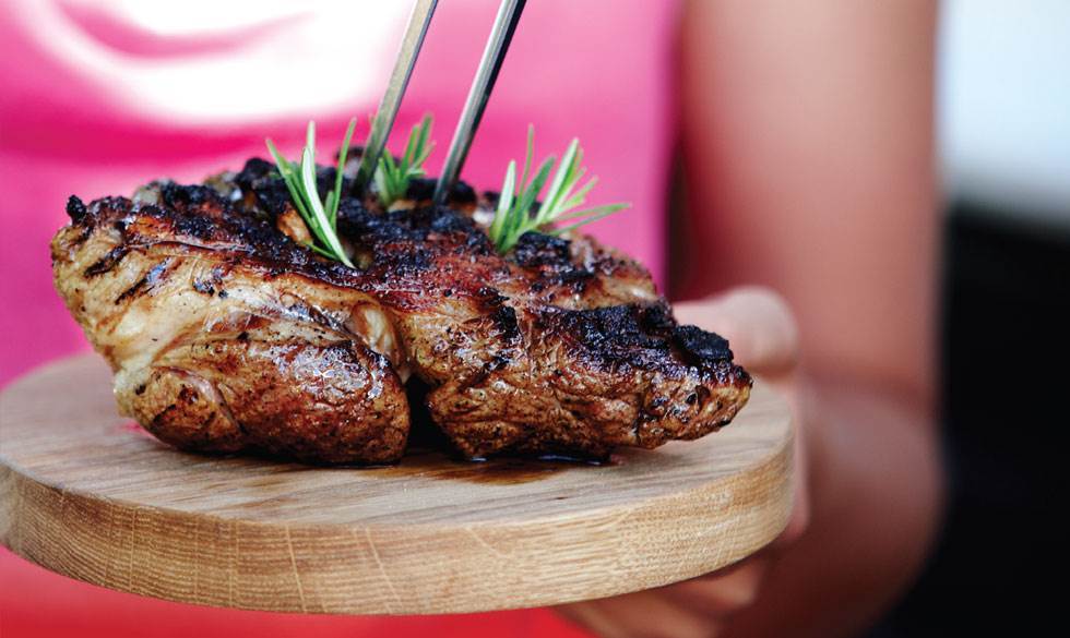 Grillet lammeculotte. Lammeculotte
