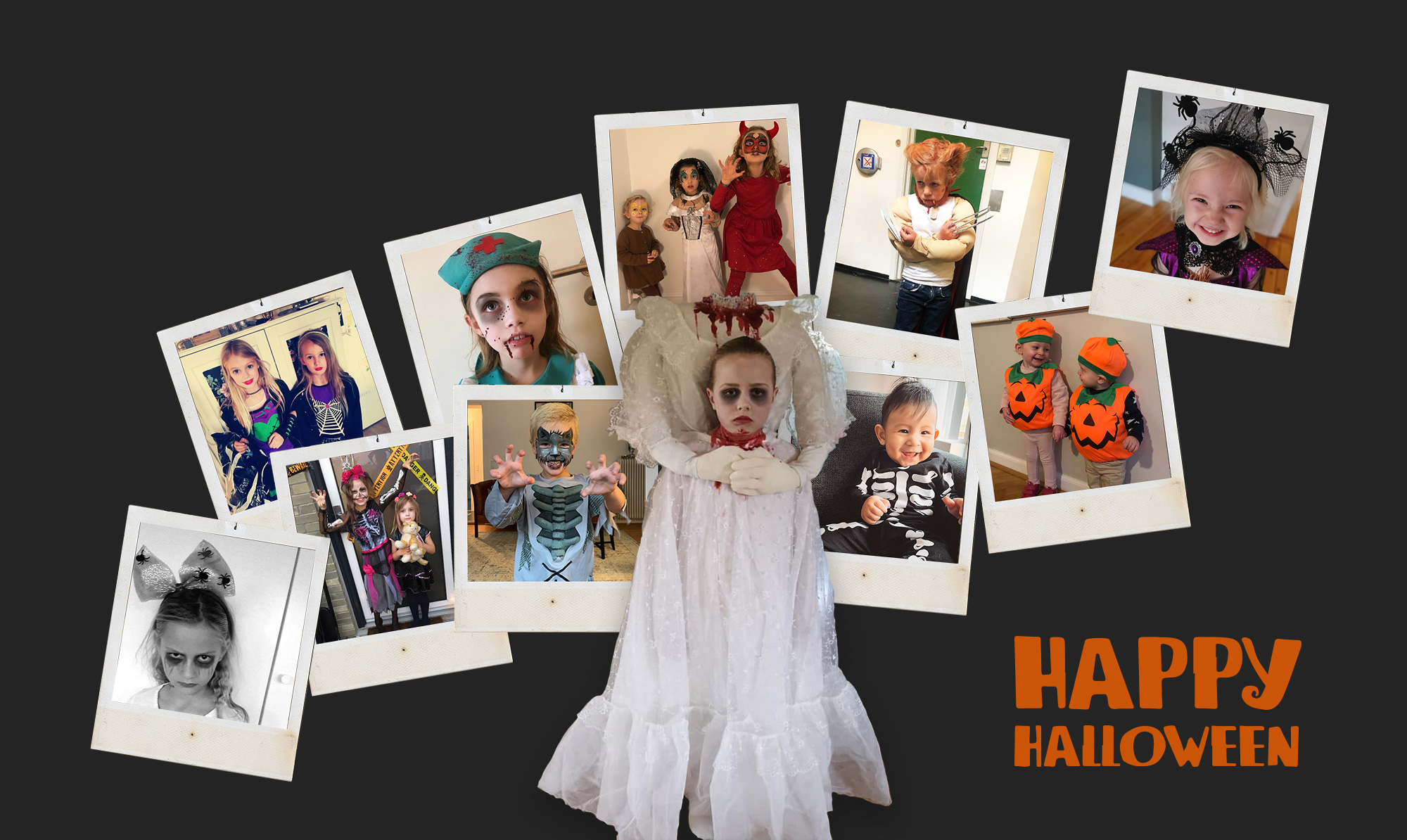 Halloween 2019 var fyldt med uhyggelige skeletter, zombie-sygeplejersker og runde græskar. Se jeres flotte børn her! Læsernes Halloween