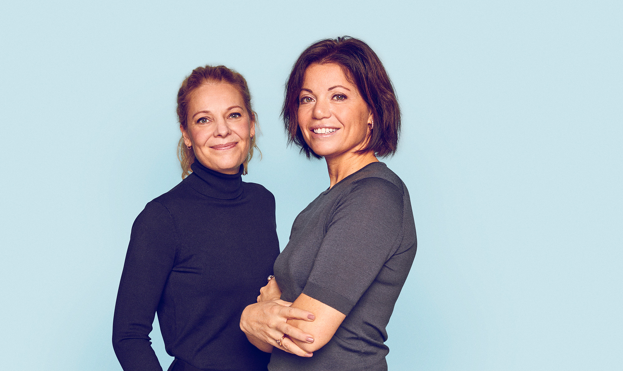 Chefredaktør på Vores Børn, Mette Hovmand-Stilling og familieterapeut Fie Hørby. Mette Hovmand-Stilling og Fie Hørby